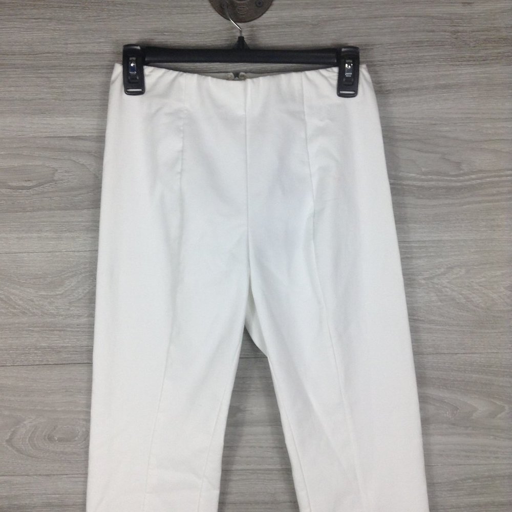 Rag & Bone White Simone Snap Front Pant - image 4